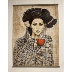 LA TASSE ROUGE - CHINE (150x200cm)